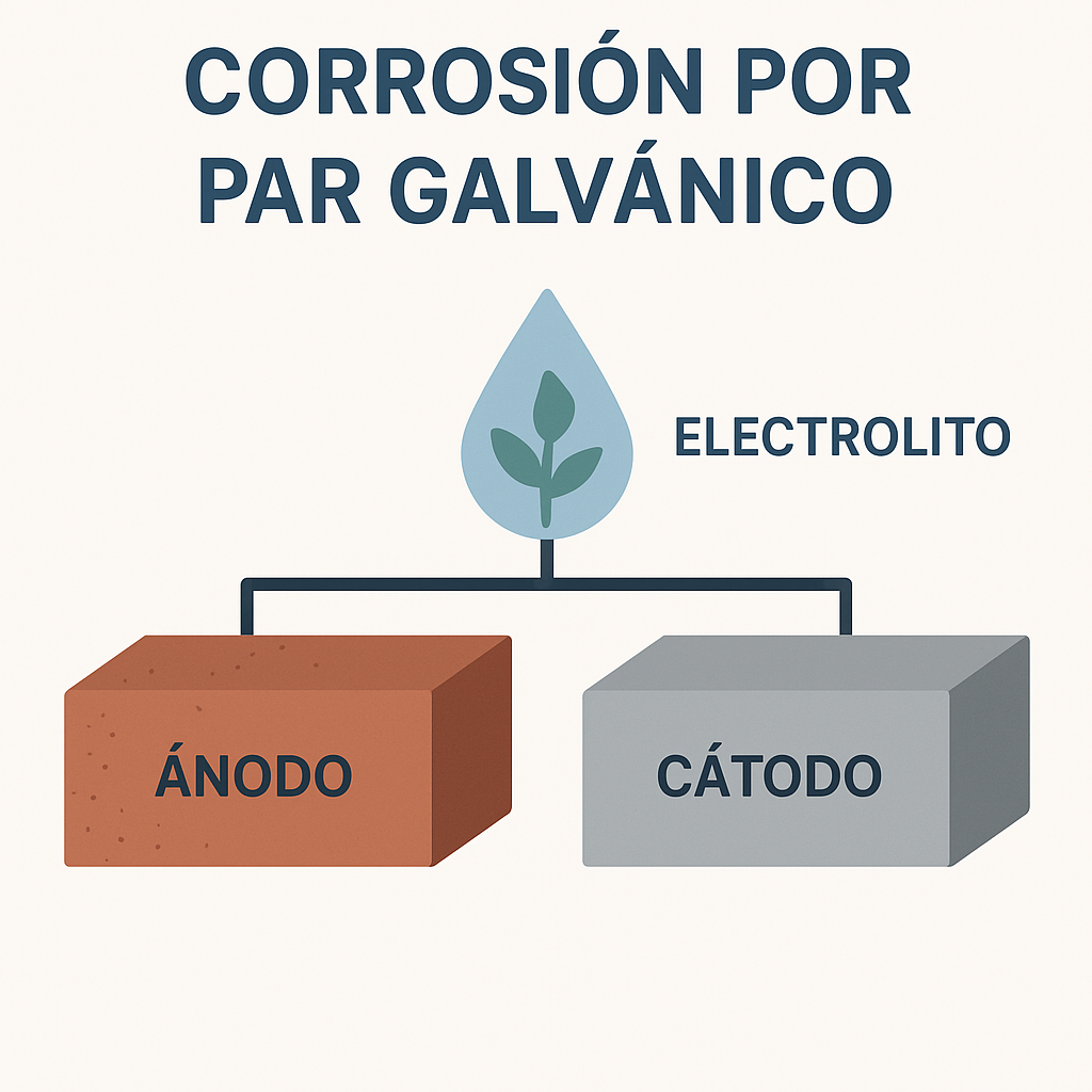 Corrosión por par galvánico